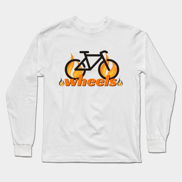 Cycling is hot Long Sleeve T-Shirt by Northshore Cycling Tees